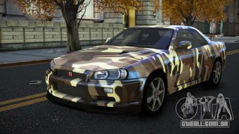 Nissan Skyline R34 Terjam S7 para GTA 4