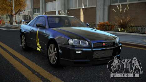 Nissan Skyline R34 Terjam S2 para GTA 4