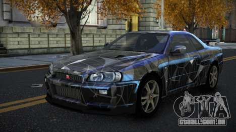 Nissan Skyline R34 Terjam S4 para GTA 4