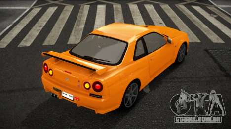 Nissan Skyline R34 Wovjo para GTA 4