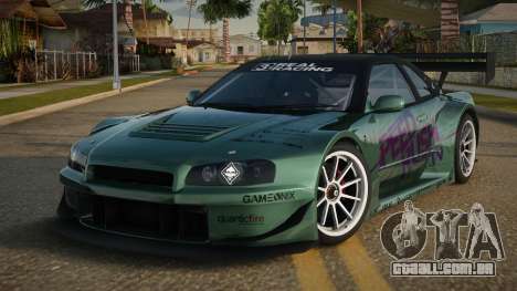 Nissan Skyline R34 GT-R Serian para GTA San Andreas