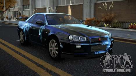 Nissan Skyline R34 Terjam S5 para GTA 4