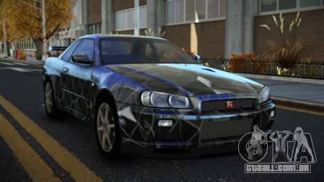 Nissan Skyline R34 Terjam S4 para GTA 4