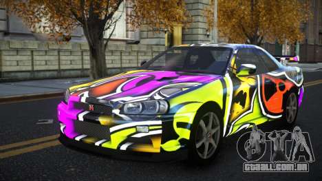 Nissan Skyline R34 Terjam S10 para GTA 4