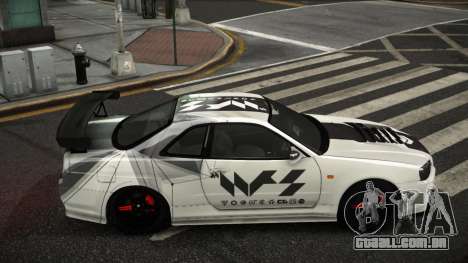 Nissan Skyline R34 Puzuvu para GTA 4