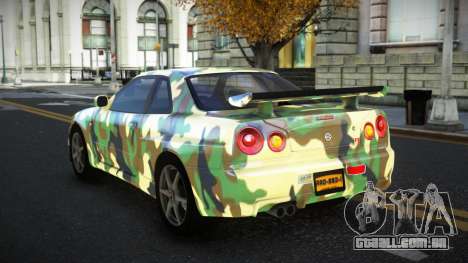 Nissan Skyline R34 Terjam S12 para GTA 4