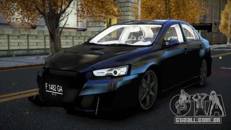 Mitsubishi Lancer Evolution X Xacam para GTA 4