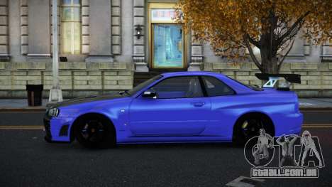 Nissan Skyline R34 Aniz para GTA 4