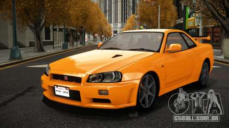 Nissan Skyline R34 Wovjo para GTA 4