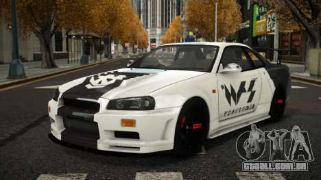 Nissan Skyline R34 Puzuvu para GTA 4