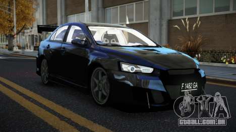 Mitsubishi Lancer Evolution X Xacam para GTA 4