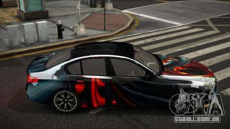 BMW M5 Neron S7 para GTA 4