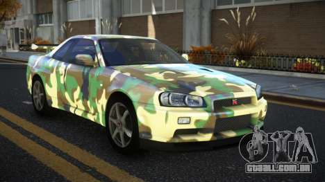 Nissan Skyline R34 Terjam S12 para GTA 4