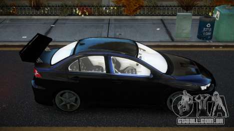 Mitsubishi Lancer Evolution X Xacam para GTA 4