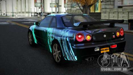 Nissan Skyline R34 Terjam S1 para GTA 4