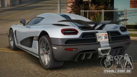 Koenigsegg Agera R Delieary para GTA San Andreas