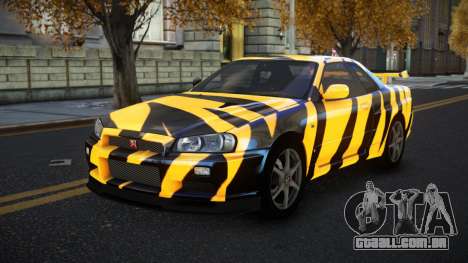 Nissan Skyline R34 Terjam S14 para GTA 4