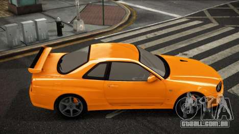 Nissan Skyline R34 Wovjo para GTA 4