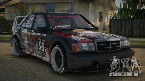 Mercedes-Benz 190E Dalie para GTA San Andreas