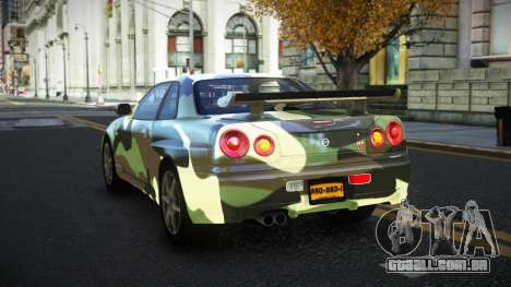 Nissan Skyline R34 Terjam S11 para GTA 4