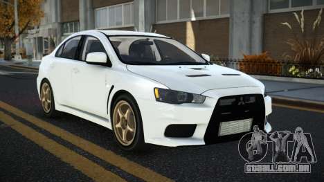 Mitsubishi Lancer Evolution X Yurit para GTA 4