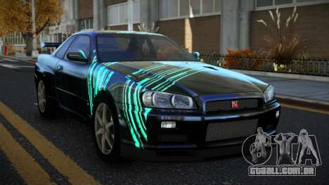Nissan Skyline R34 Terjam S1 para GTA 4