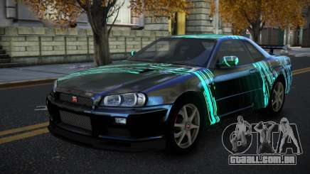 Nissan Skyline R34 Terjam S1 para GTA 4