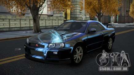 Nissan Skyline R34 Terjam S5 para GTA 4