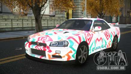 Nissan Skyline R34 Terjam S8 para GTA 4