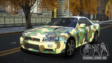 Nissan Skyline R34 Terjam S12 para GTA 4