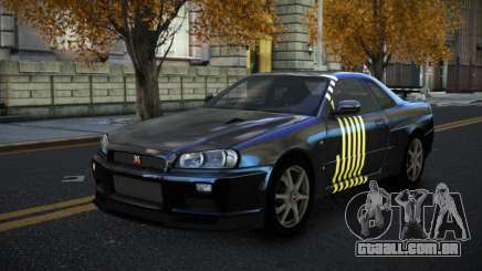Nissan Skyline R34 Terjam S2 para GTA 4