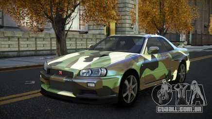 Nissan Skyline R34 Terjam S11 para GTA 4