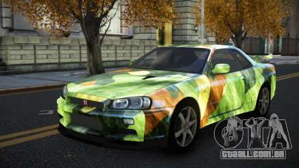 Nissan Skyline R34 Terjam S9 para GTA 4