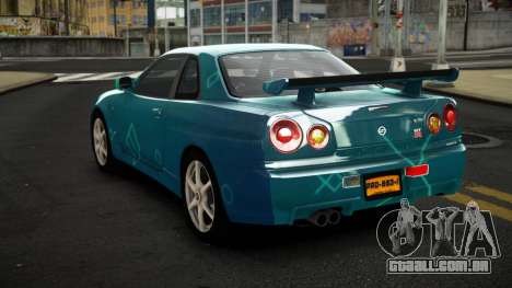 Nissan Skyline R34 Nalyntiny S6 para GTA 4