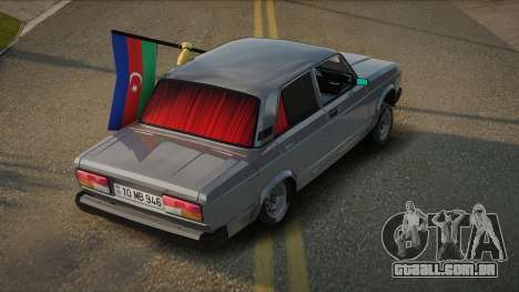 VAZ 2107 Avtosh Azerbaijan Flag para GTA San Andreas