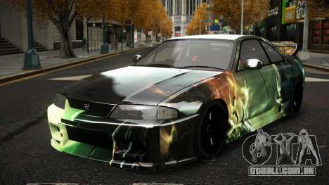 Nissan Skyline R33 Akayen S12 para GTA 4