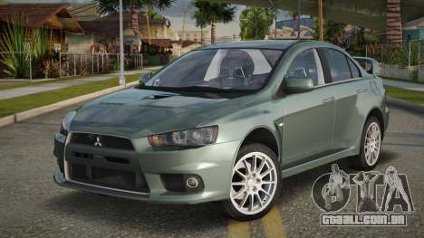 Mitsubishi Lancer Evo X Carrey para GTA San Andreas