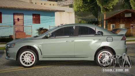 Mitsubishi Lancer Evo X Carrey para GTA San Andreas