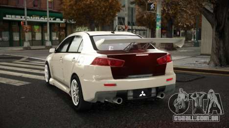 Mitsubishi Lancer Evolution X Micusuhom para GTA 4