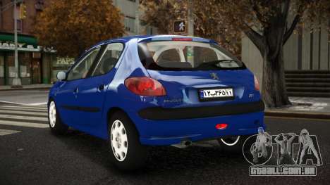 Peugeot 206 Hazopoj para GTA 4