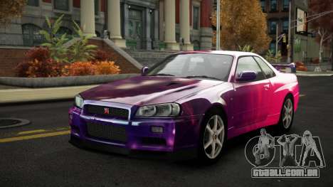 Nissan Skyline R34 Nalyntiny S8 para GTA 4