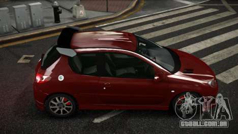 Peugeot 206 Gonruseq para GTA 4