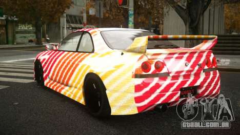 Nissan Skyline R33 Akayen S10 para GTA 4