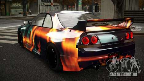 Nissan Skyline R33 Akayen S5 para GTA 4