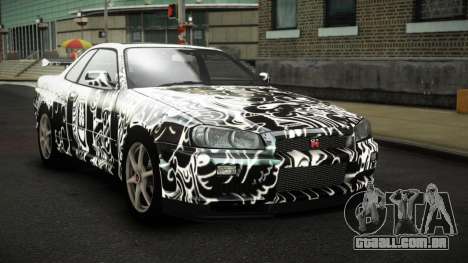 Nissan Skyline R34 Nalyntiny S13 para GTA 4