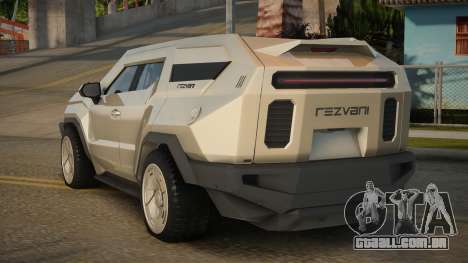 Rezvani Vengeance para GTA San Andreas