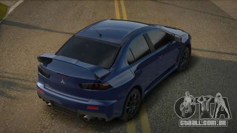 Mitsubishi Lancer Evolution X V1.1 para GTA San Andreas