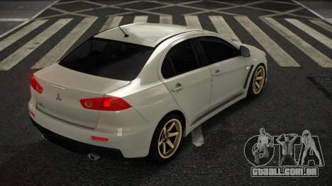 Mitsubishi Lancer Evolution X Zuhzipuf para GTA 4