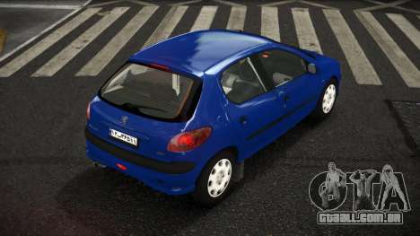 Peugeot 206 Hazopoj para GTA 4