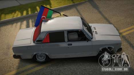 VAZ 2107 Avtosh Azerbaijan Flag para GTA San Andreas